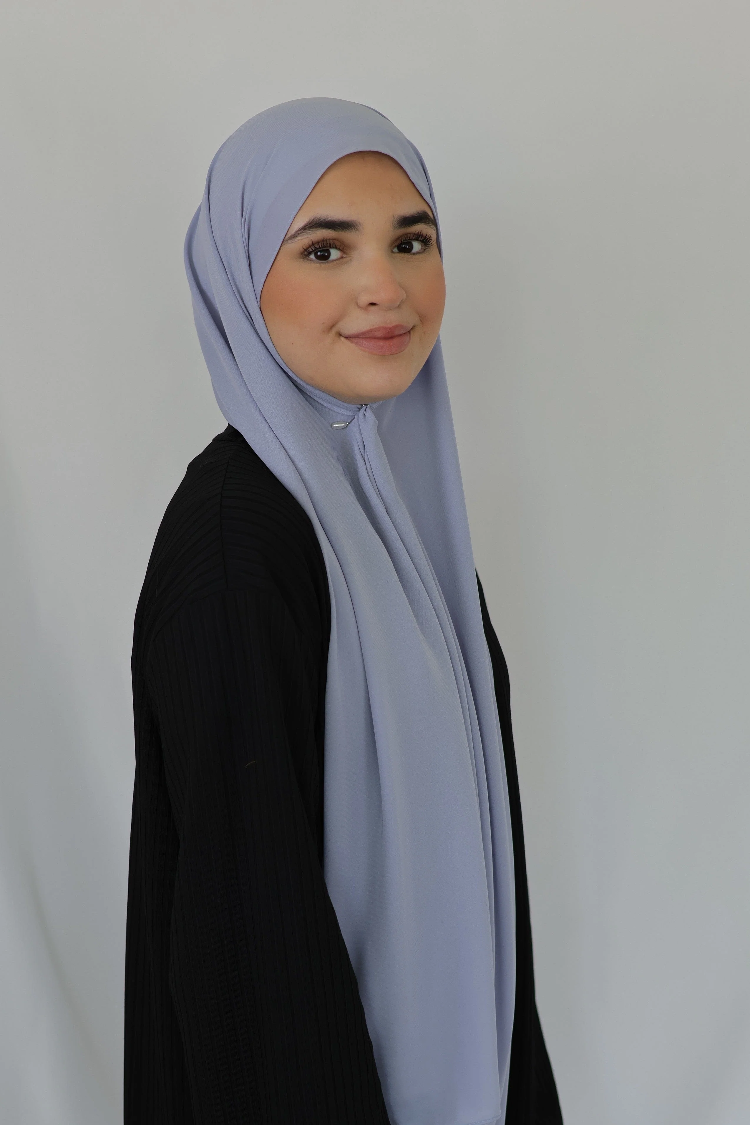 Hidayah Premium Chiffon (Pastel Lilac) - Image 5