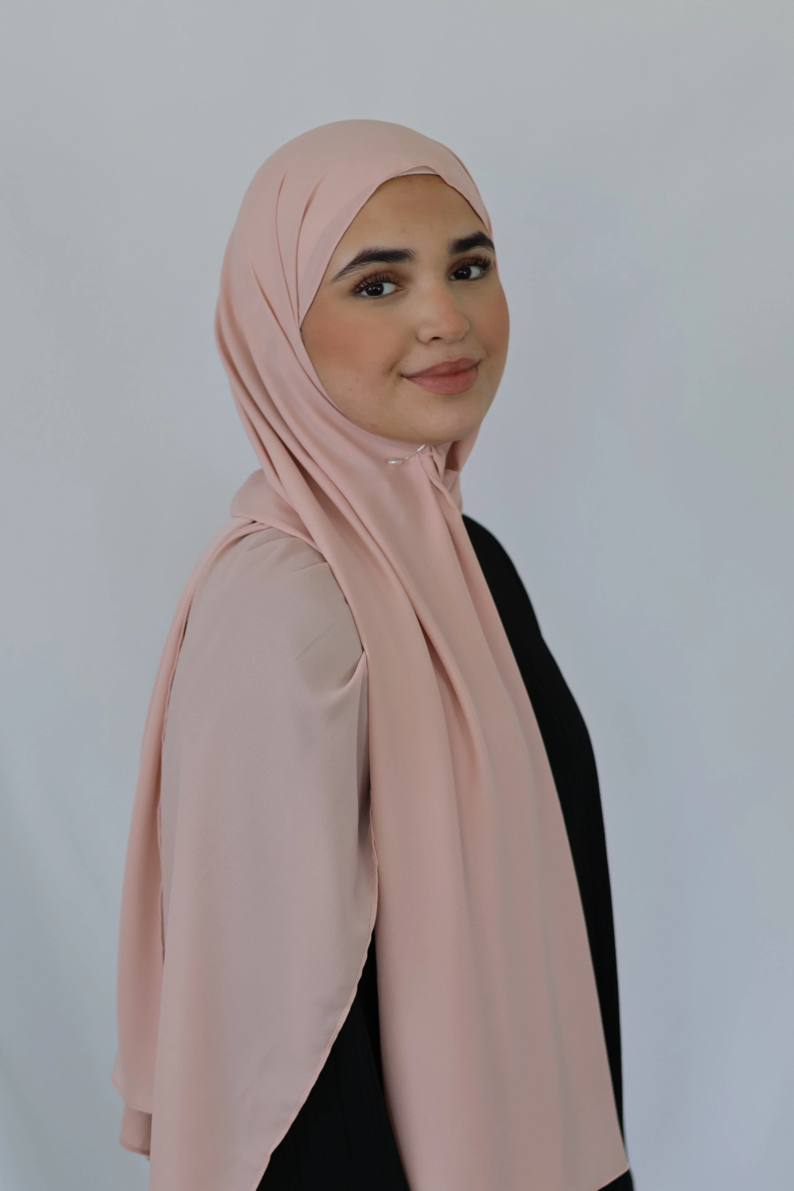 Hidayah Premium Chiffon (Pastel Pink) - Image 3