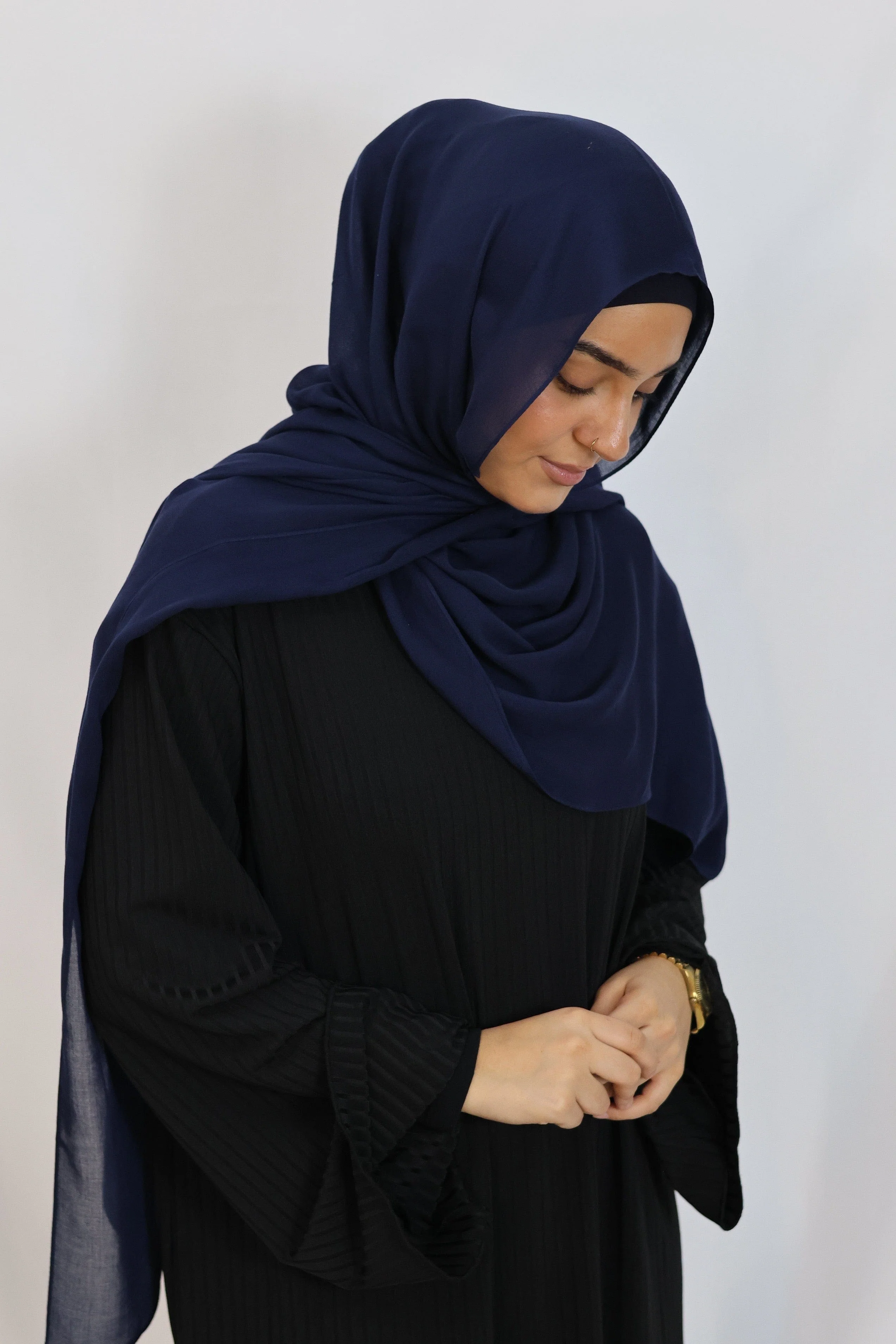 Matchende Luxe ECO Modal Sæt (Navy) - Image 10