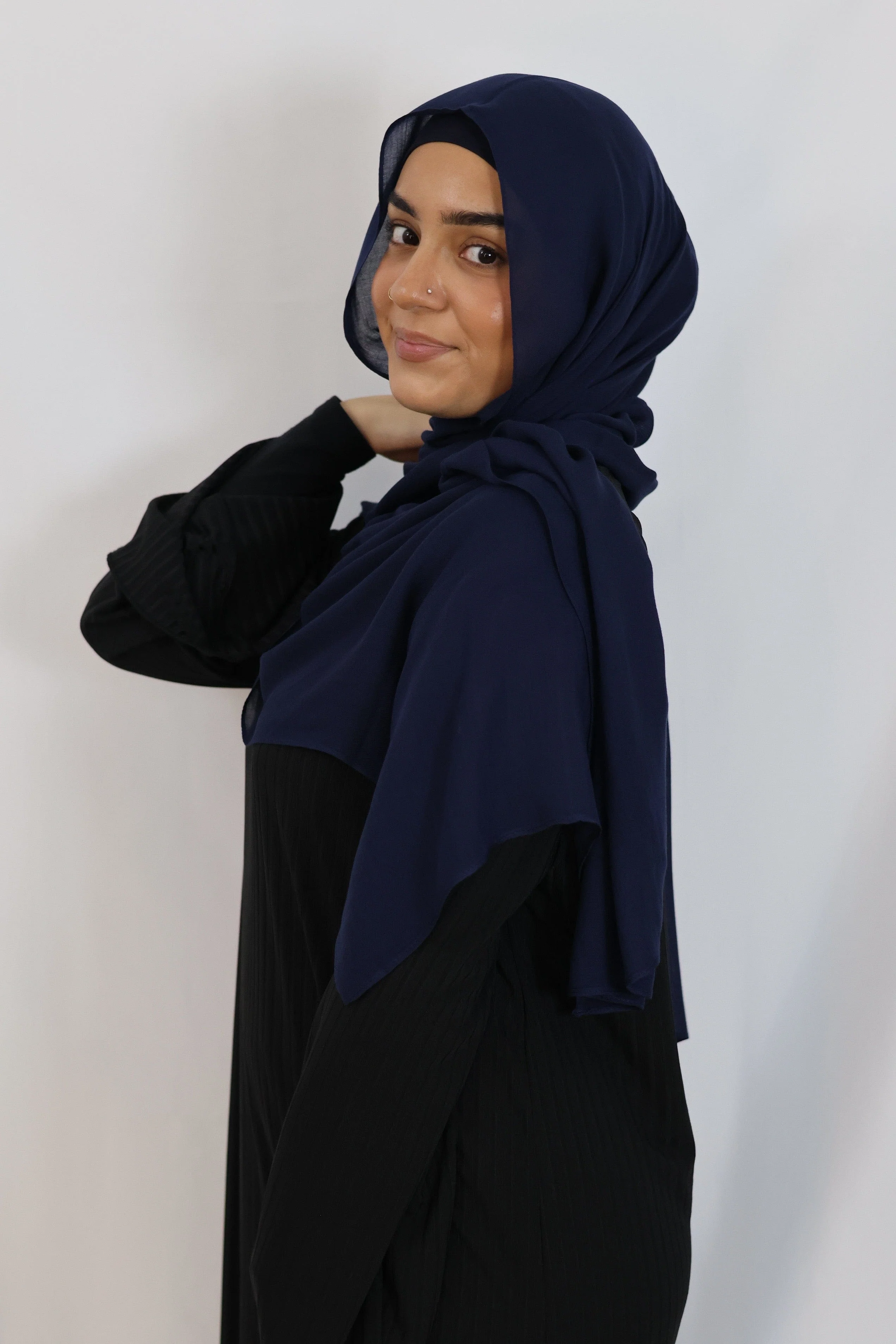 Matchende Luxe ECO Modal Sæt (Navy) - Image 8