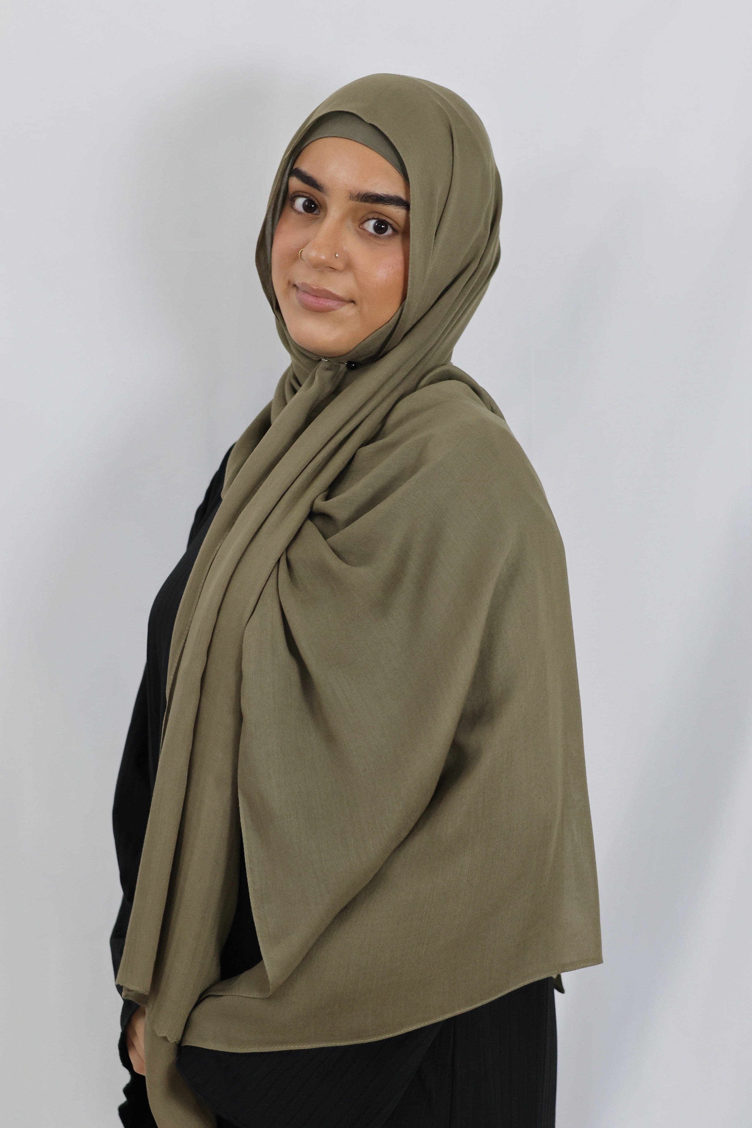 Matchende Luxe ECO Modal Sæt (Dusty Olive) - Image 11