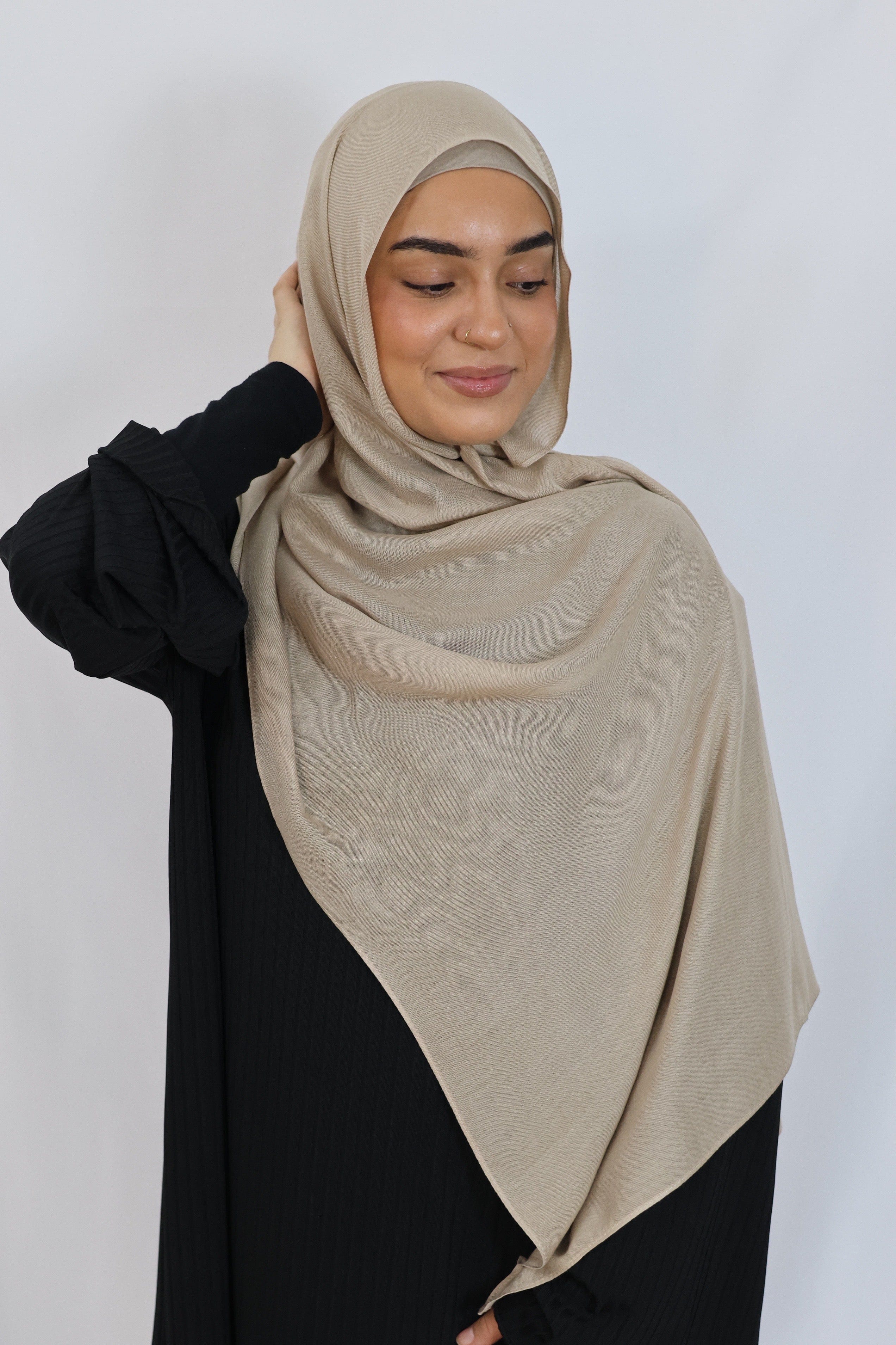 Matchende Luxe ECO Modal Sæt (Sand) - Image 8