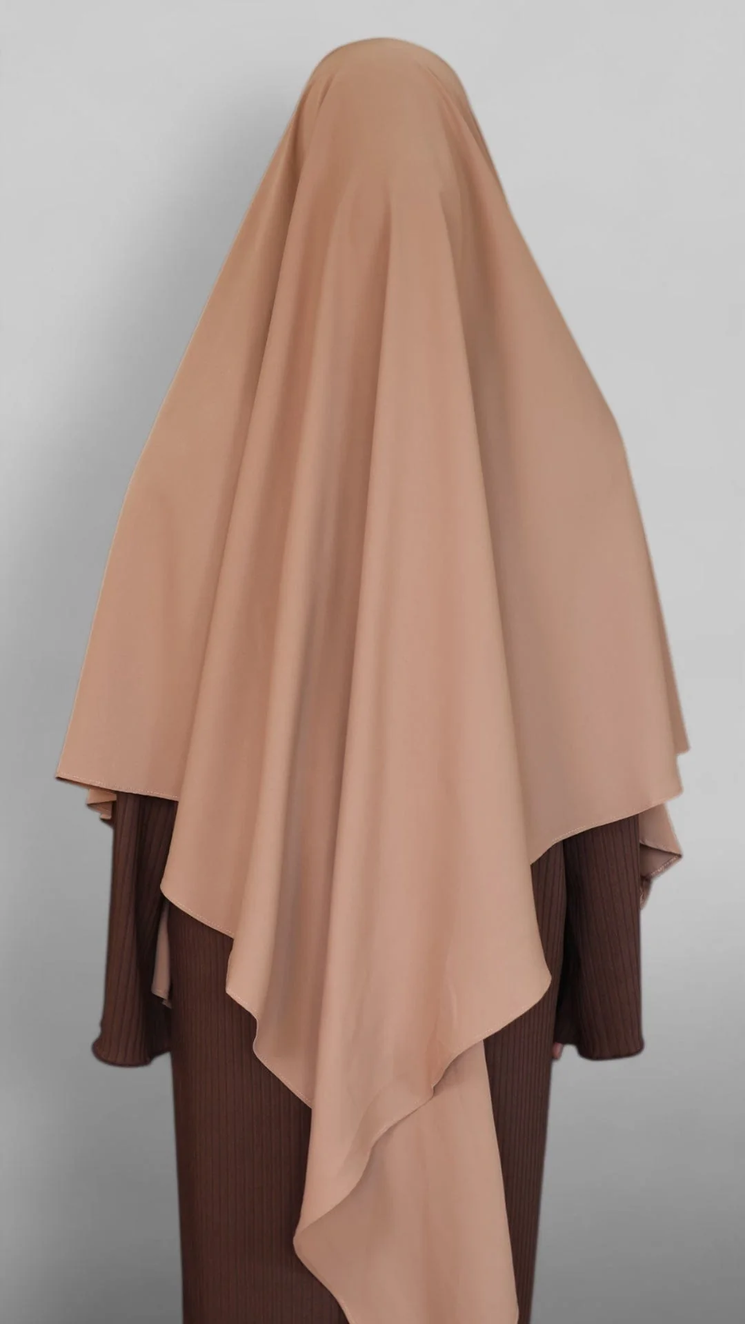 Nidha Tie-back Khimar (Macaroon) - Image 7