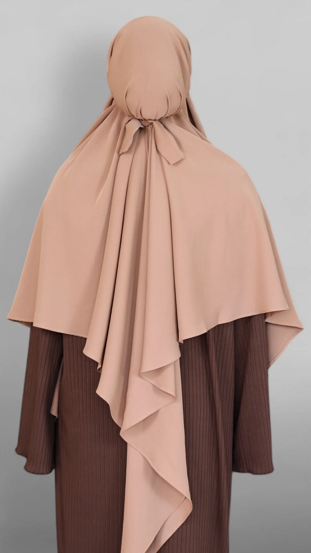 Nidha Tie-back Khimar (Macaroon) - Image 8