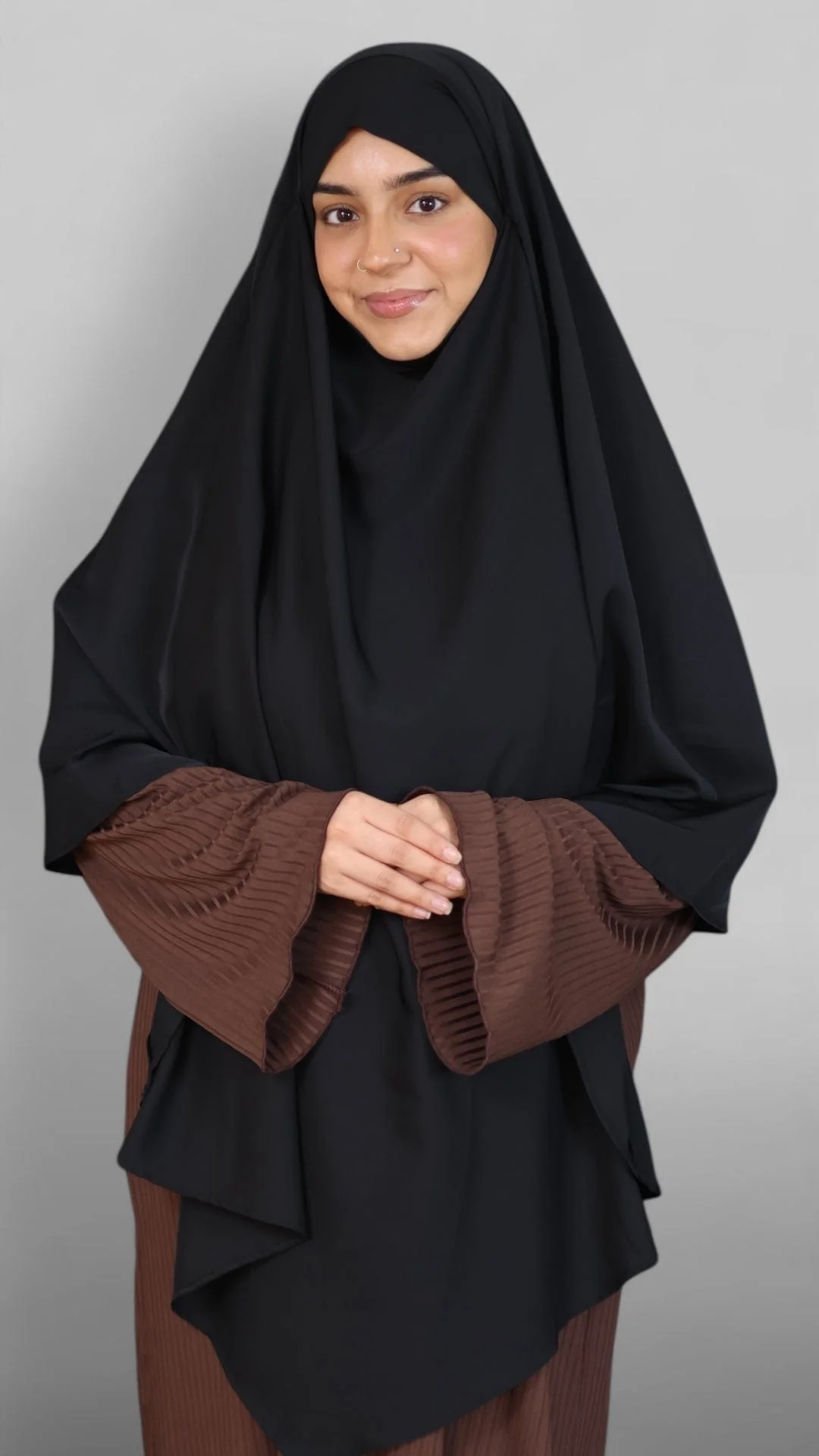 Nidha Tie-back Khimar (Sort) - Image 10
