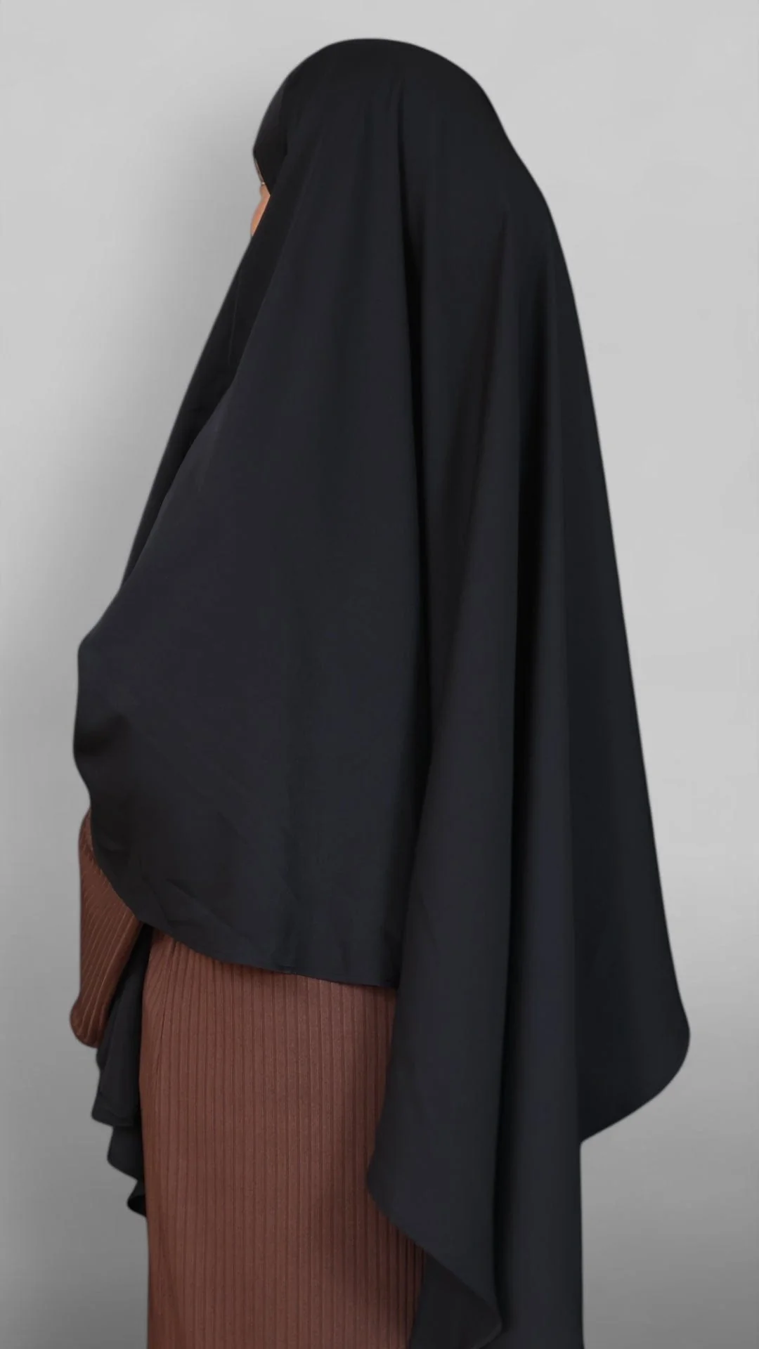 Nidha Tie-back Khimar (Sort) - Image 4