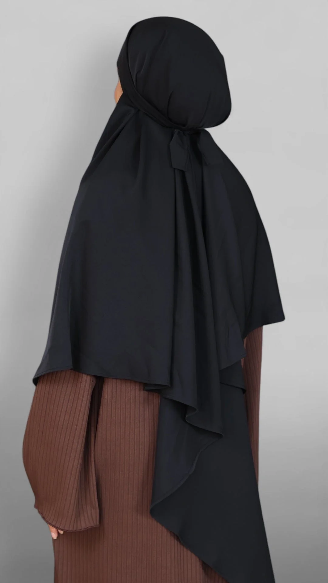 Nidha Tie-back Khimar (Sort) - Image 5