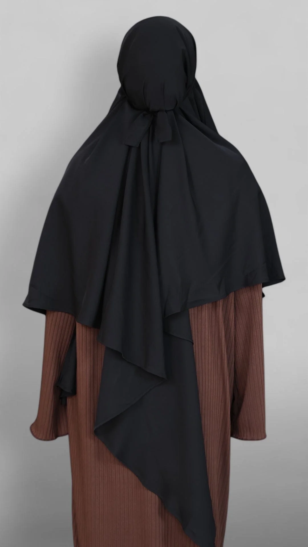 Nidha Tie-back Khimar (Sort) - Image 7