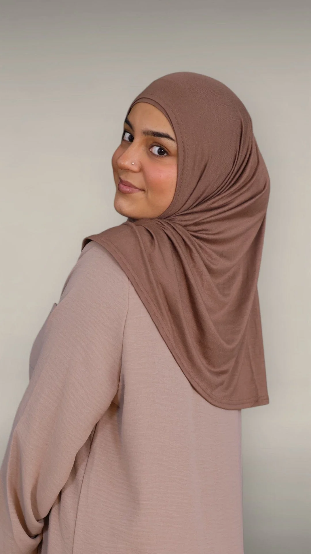Premium Jersey Instant Khimar (Chai) - Image 5
