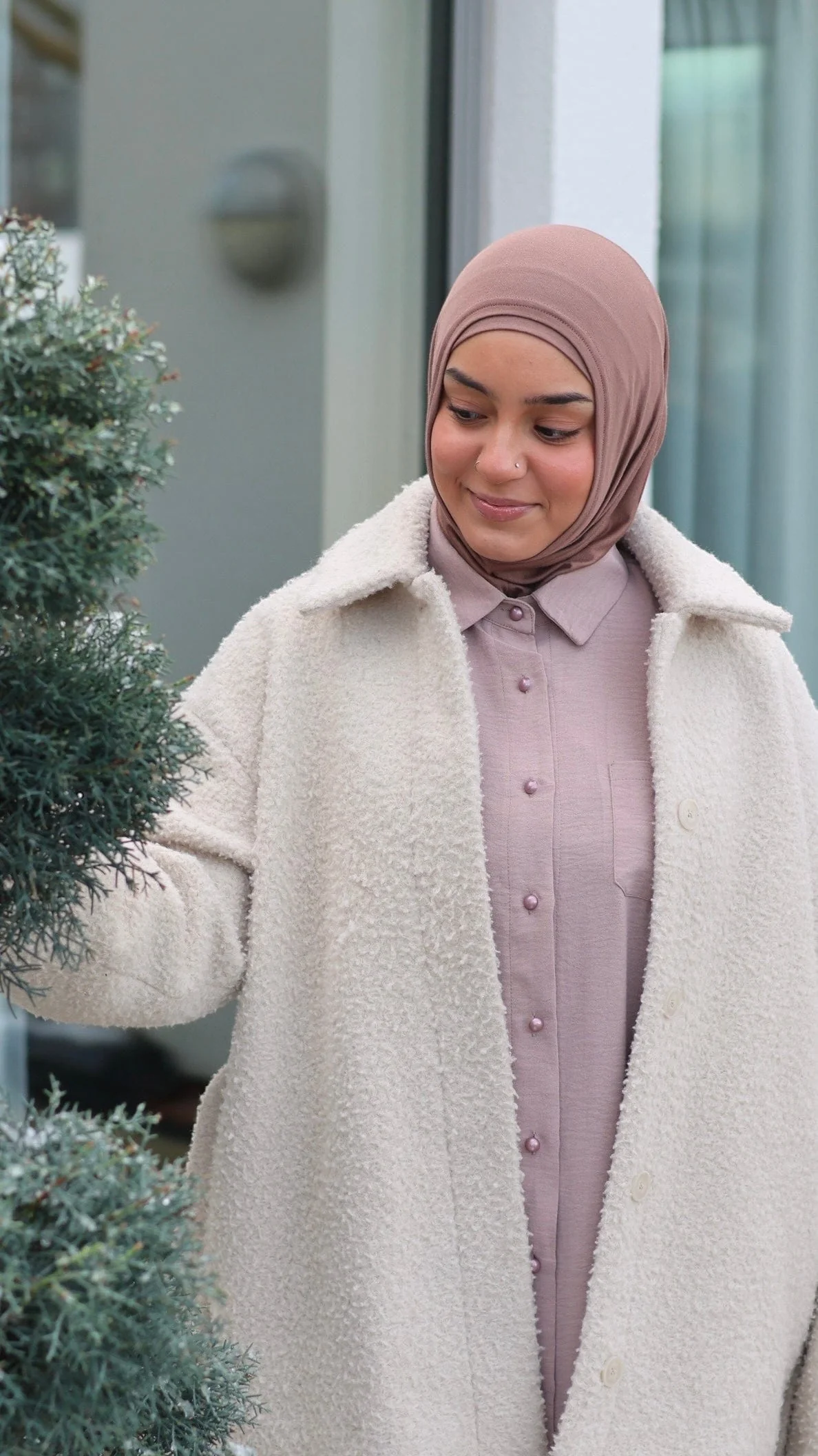 Premium Jersey Instant Khimar (Chai) - Image 8