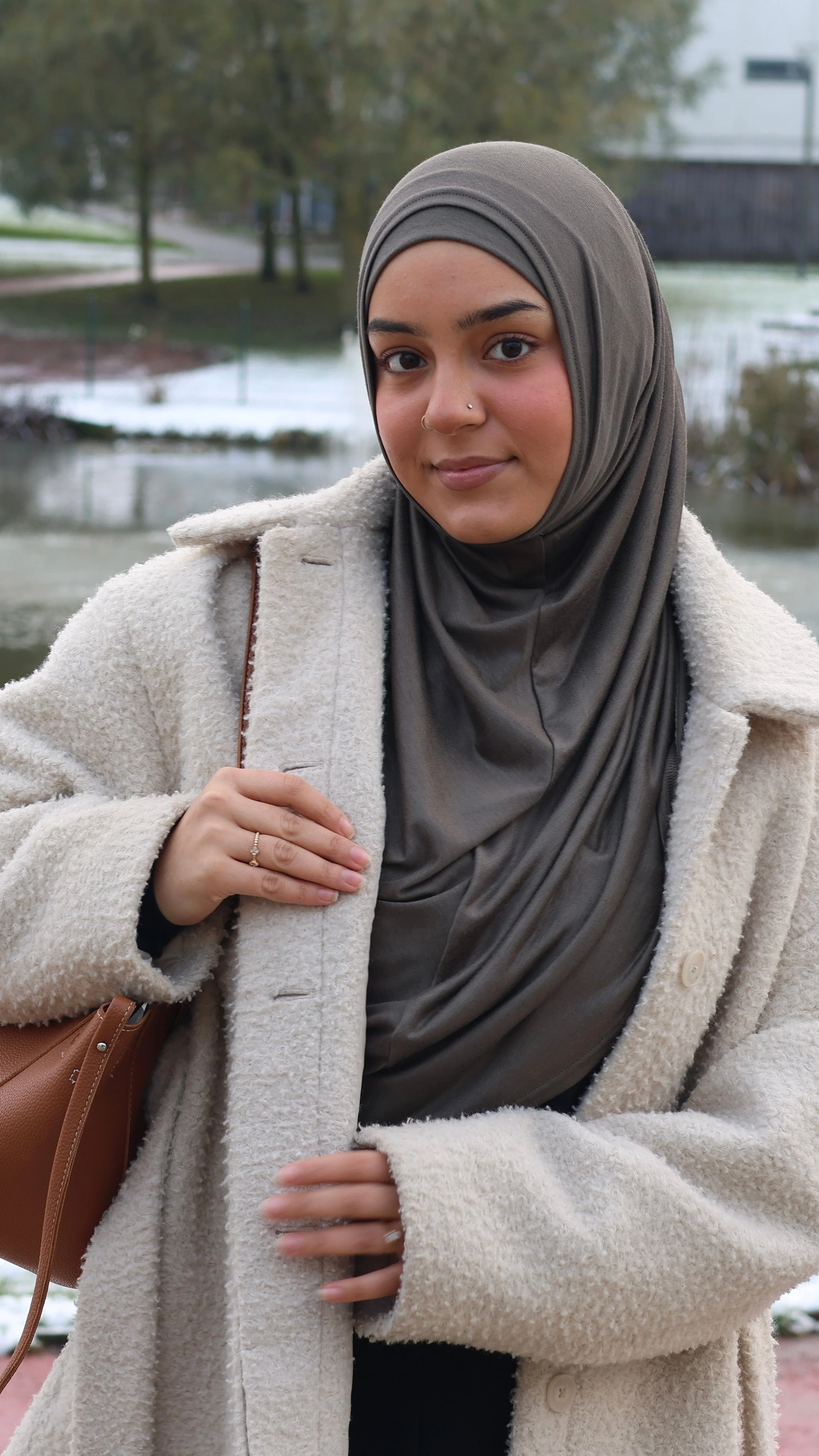 Premium Jersey Instant Khimar (Seaweed) - Image 3