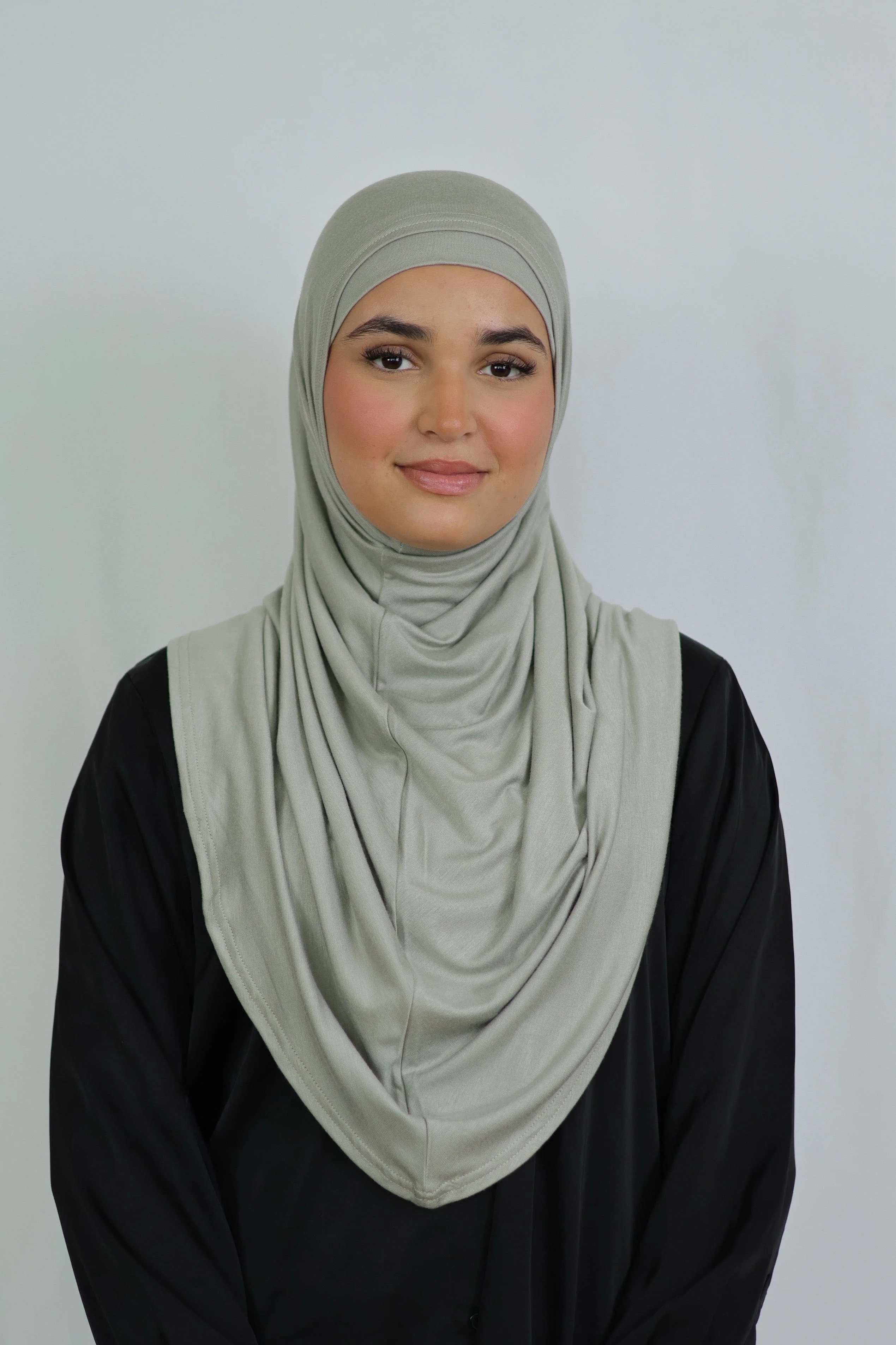 Premium Jersey Instant Khimar (Laurel) - Image 4