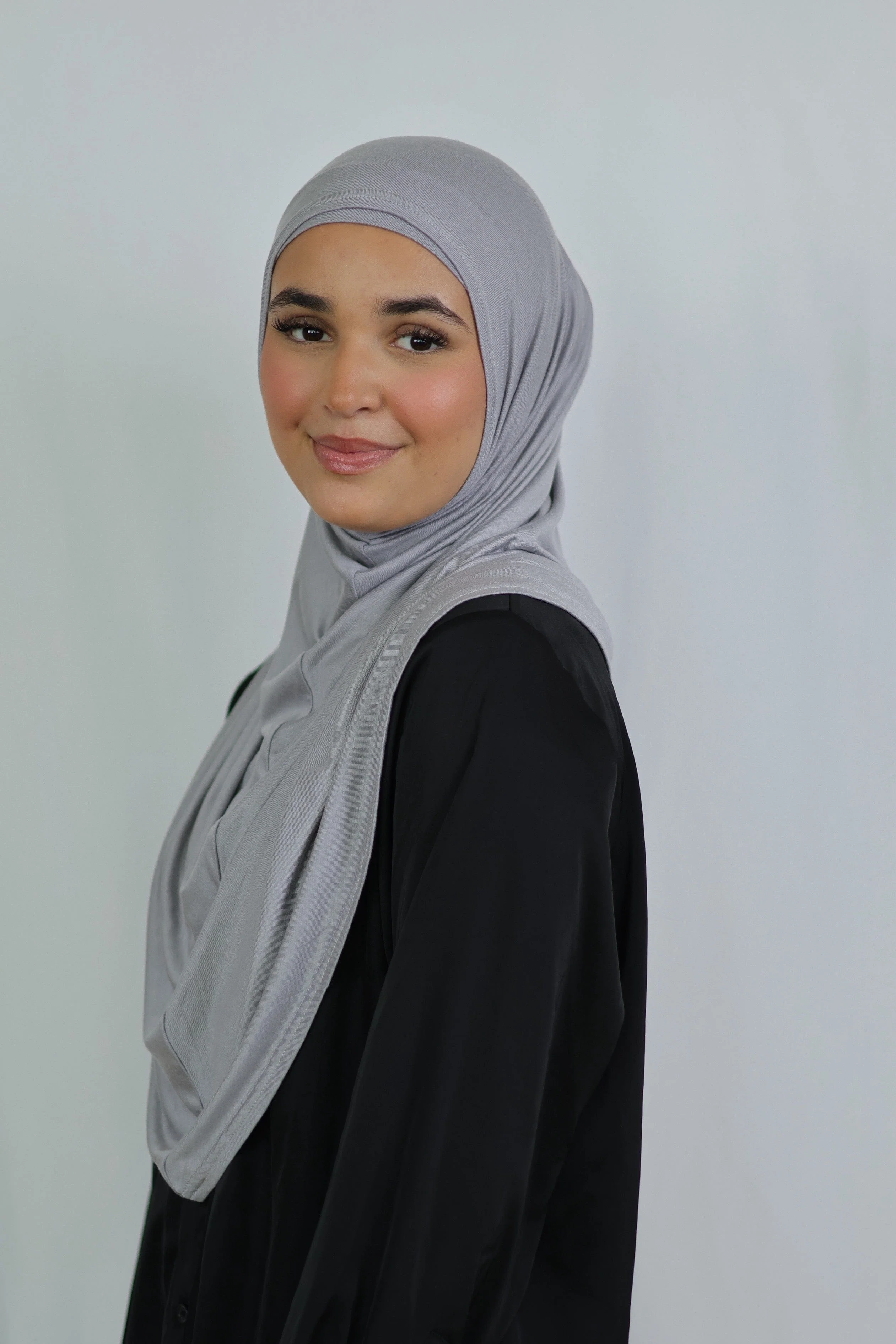 Premium Jersey Instant Khimar (Shadow) - Image 2