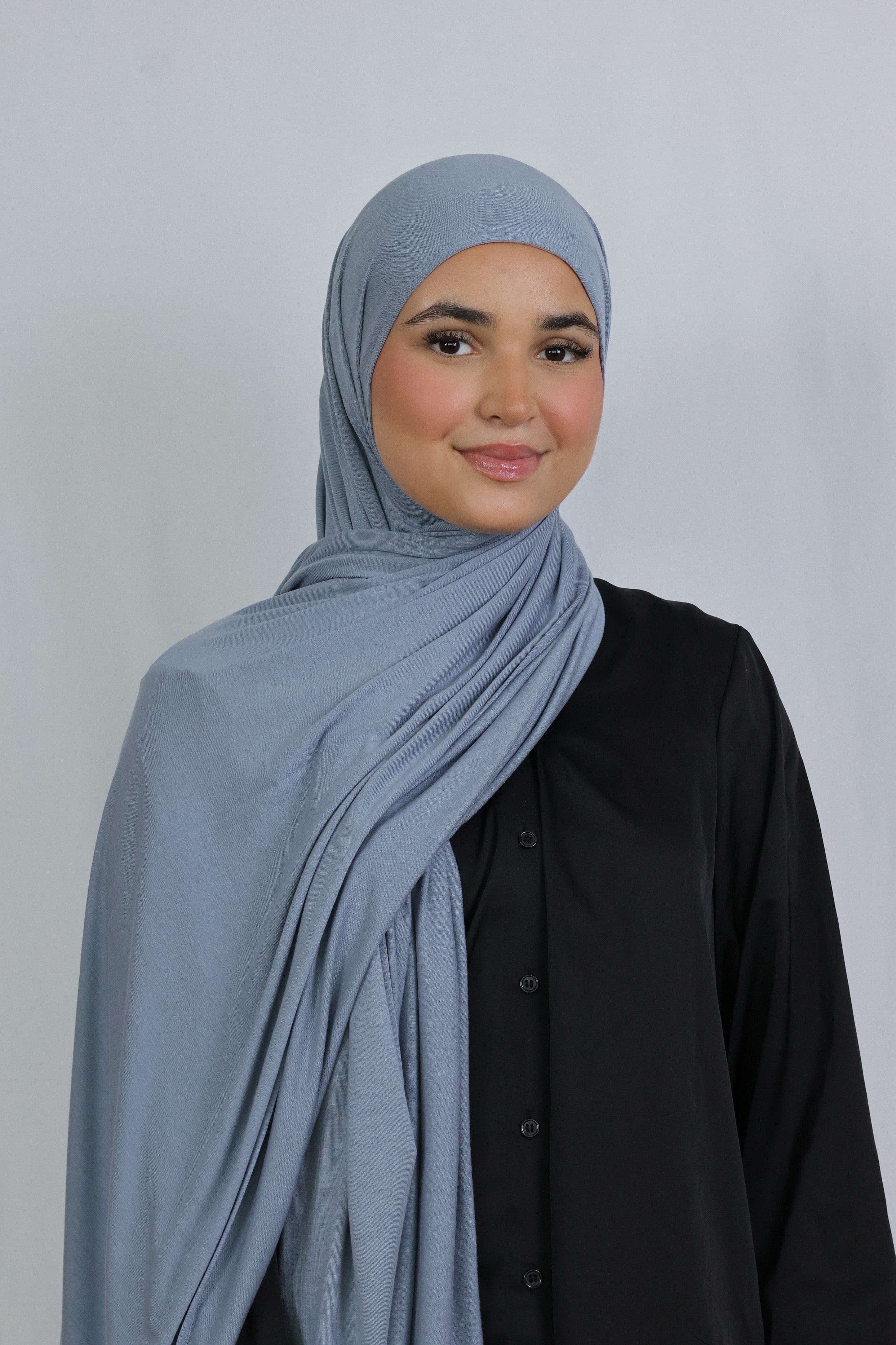 Premium Plain Jersey (Dusty Blue) - Image 2