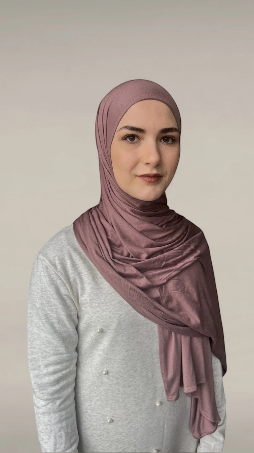 Premium Plain Jersey (Dusty Rosa) - Image 3