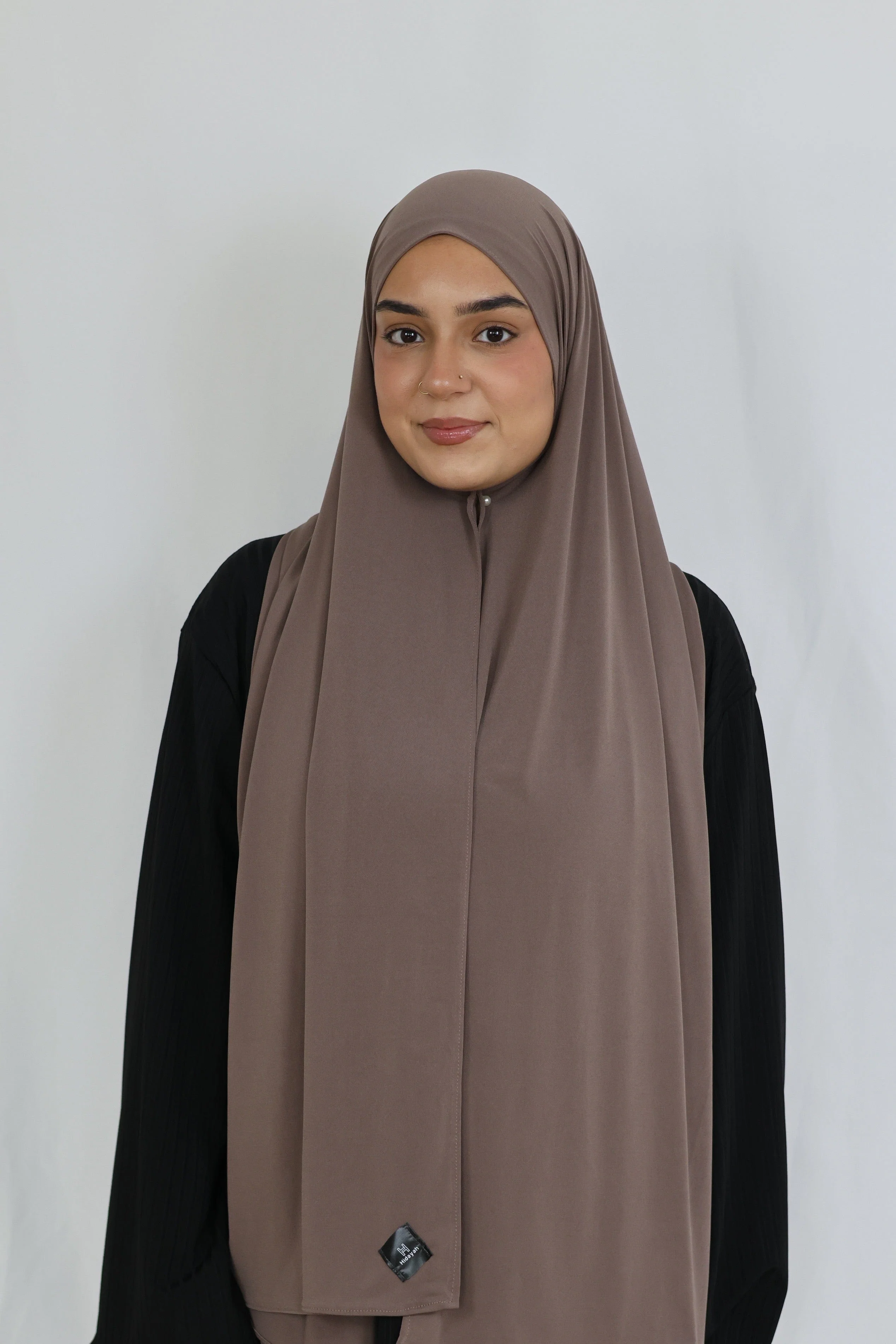 Refined Plain Liquid Jersey (Mink) - Image 6