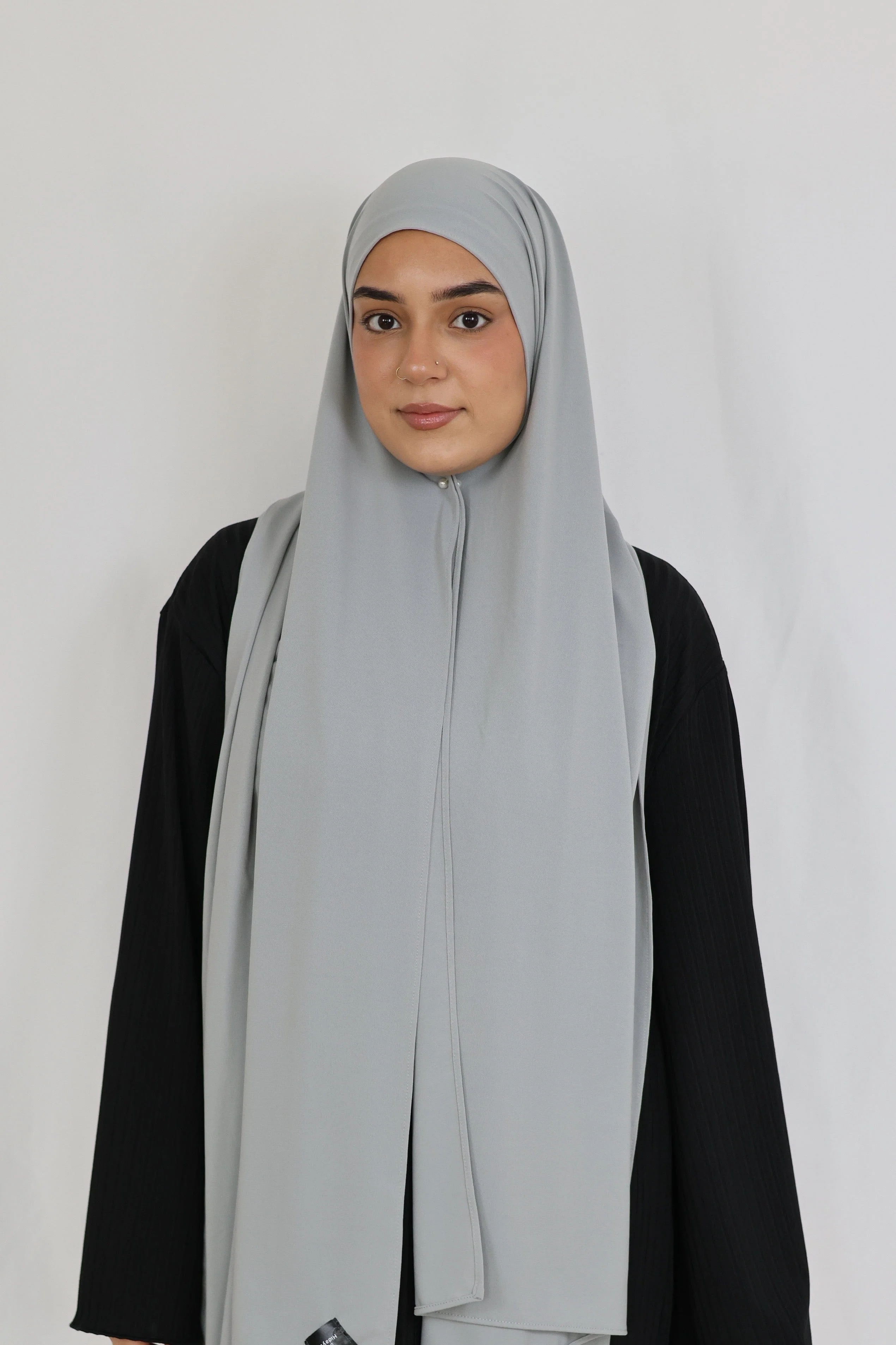 Refined Plain Liquid Jersey (Platin) - Image 5
