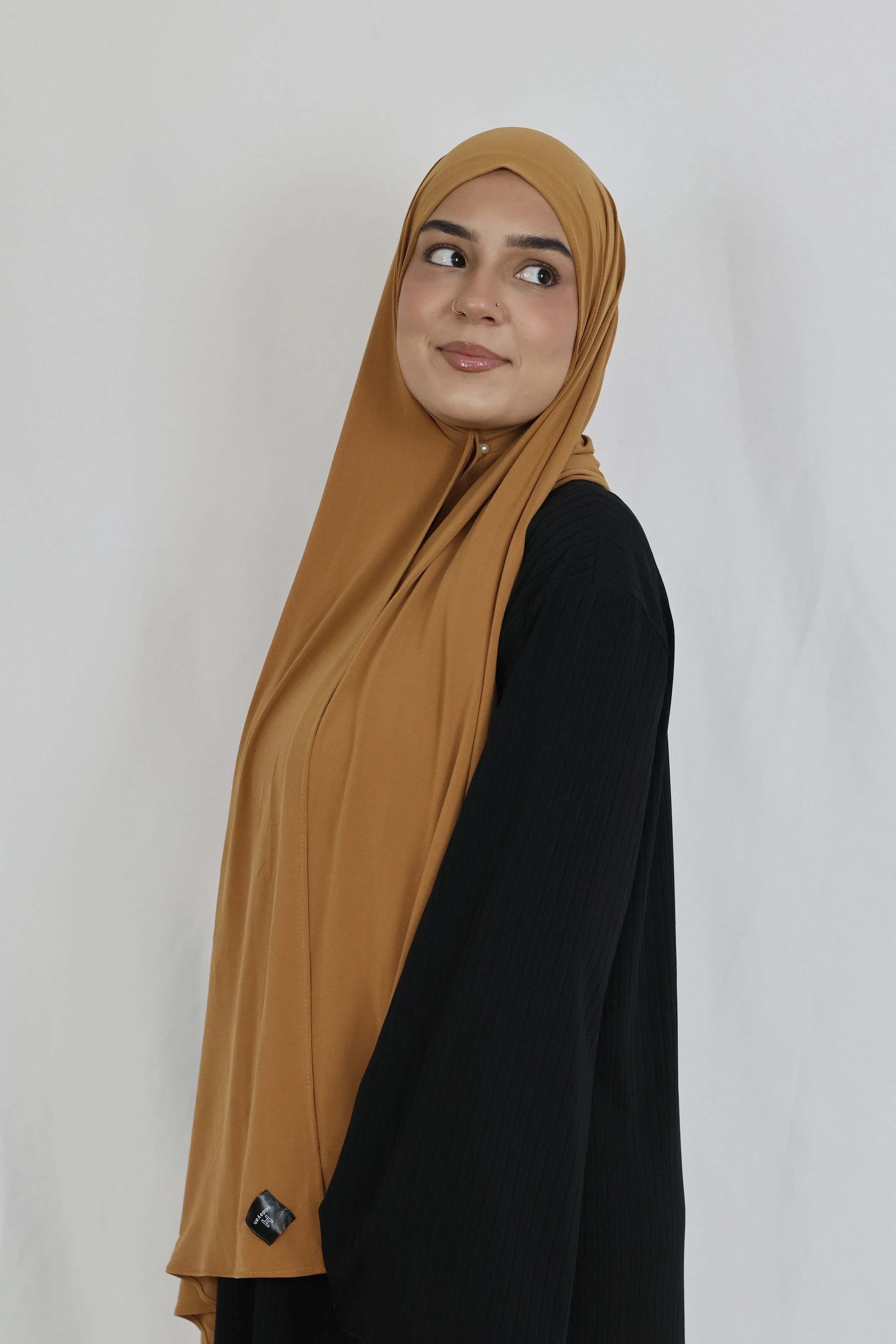 Refined Plain Liquid Jersey (Spice) - Image 3