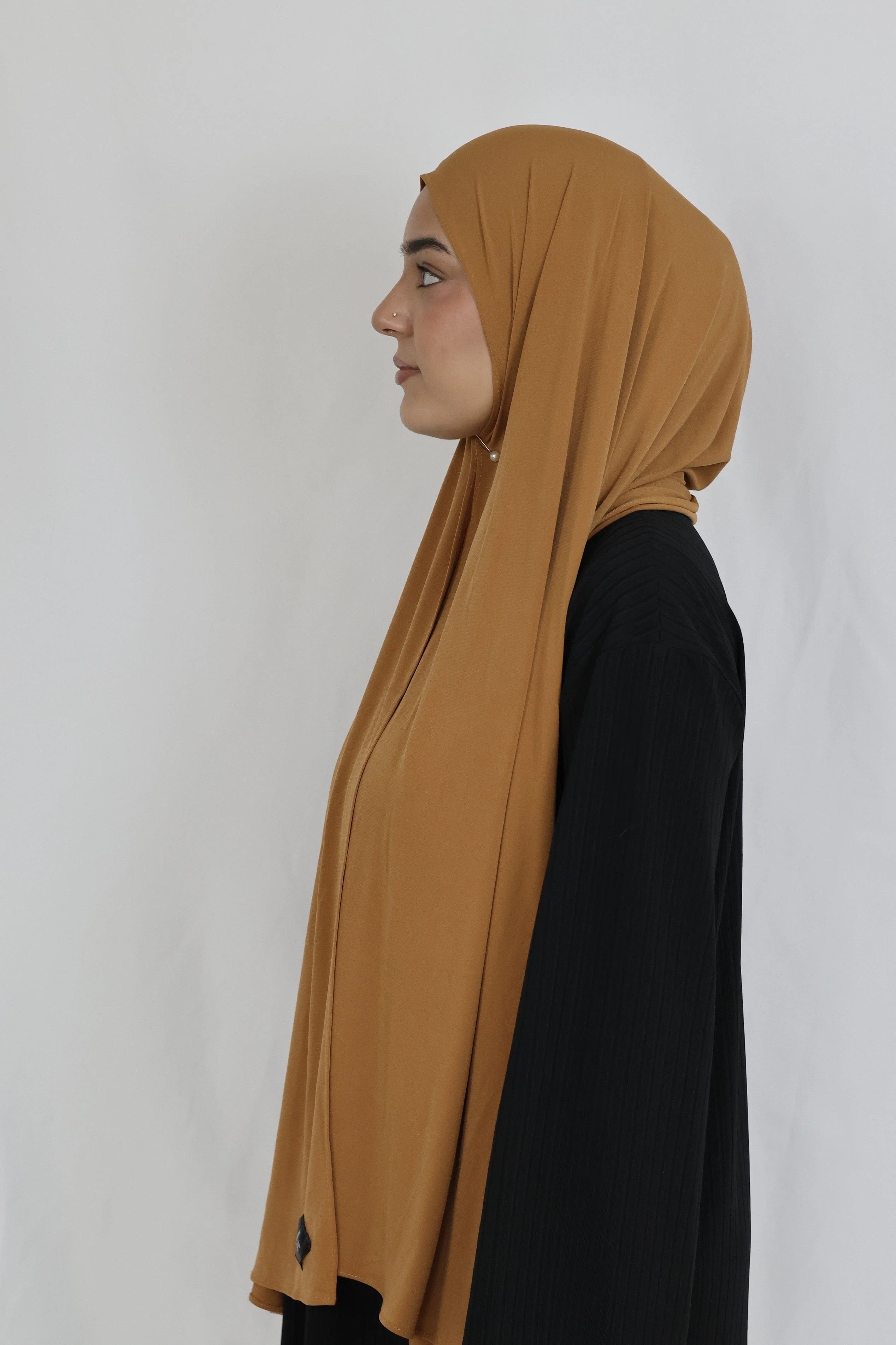 Refined Plain Liquid Jersey (Spice) - Image 4